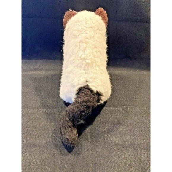 Vintage 1983 AVANTI Himalayan Cat Plush 10” Blonde, Blue Eyes, Brown Tail & Ears - Picture 7 of 12